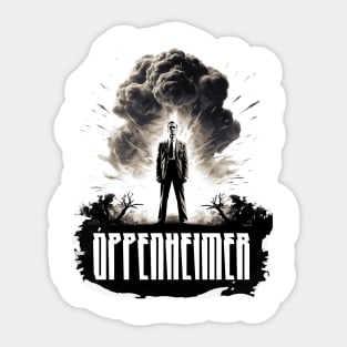 OPPENHEIMER FRONT & BACK Sticker